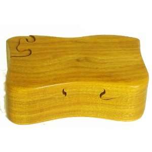 Baerreis   Puzzle Box   USA   Designer Crafted Natural Canary Wood 