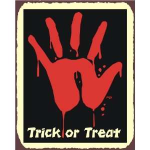  Halloween Bloody Hand Metal Art Sign: Everything Else