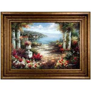 Artmasters Collection PA89102 64AG Secret Garden Framed Oil Painting