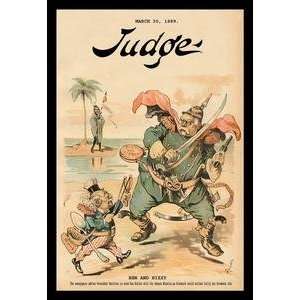  Vintage Art Judge Magazine Ben and Bizzy   Giclee Fine Art 