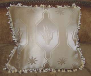 Clarence House Fabric Designer Pillow Scalamandre silk tassel trim 1 