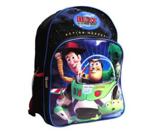 Disney Toy Story Buzz Lightyear Woody Boys Backpack Bag  