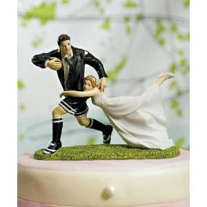  A Love Match Rugby Couple Figurine: Home & Kitchen