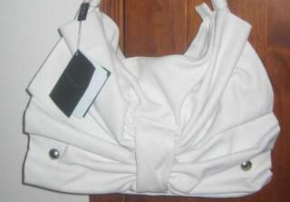 RENATO ANGI white leather purse.Made in Italy. NWT.  