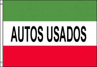 Autos Usados 3x5 Flag Business Banner Sign U Choose!  
