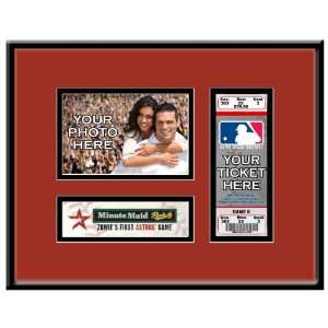  Houston Astros Personalized First Game Ticket Frame Toys 