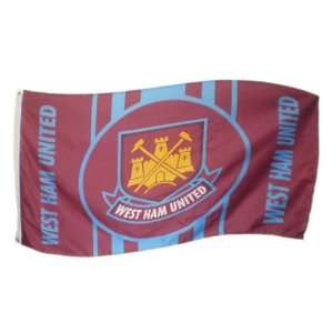  West Ham United FC Flag   Stripe