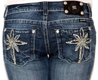 Womens MISS ME Jeans Wishing Star Boot Cut JP5363B3 Studded 