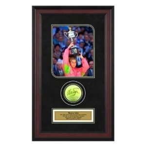  Monica Seles 1992 Australian Open Framed Autographed Tennis 