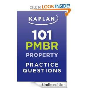    Kaplan 101 PMBR Property Practice Questions eBook Kindle Store