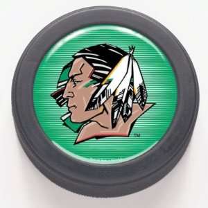 North Dakota Fighting Sioux Official Hockey Puck Sports 