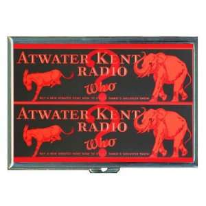  Atwater Kent Radio 1920s Retro ID Holder, Cigarette Case 