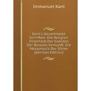   Hinsicht (German Edition) (9785876601414) Immanuel Kant Books