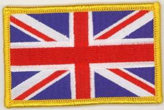 UK Flag Iron on Patch Embroidery Britain Union Jack  