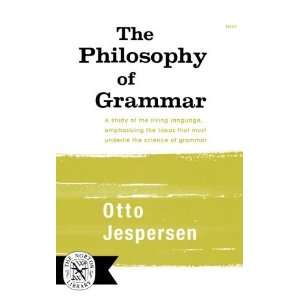   of Grammar (Norton Library) [Paperback] Otto Jespersen Books