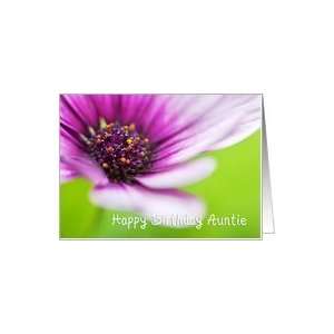  Auntie Birthday Card   Floral Display Card: Health 