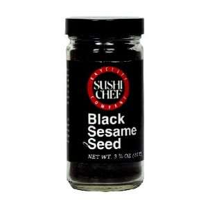  Sushi Chef, Sesame Seed Black, 3.75 OZ (Pack of 12 
