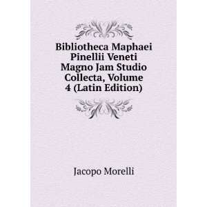   Jam Studio Collecta, Volume 4 (Latin Edition): Jacopo Morelli: Books