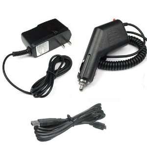     Car Charger + Home Travel AC Charger + USB Data Cable: Automotive