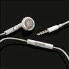 Earphone Headphone Earbuds W/Remote Mic for Apple iPod iPhone 3G 3GS 
