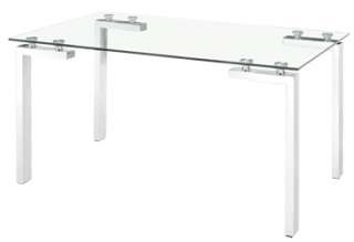Modern Glass Dining Table or Office Desk  