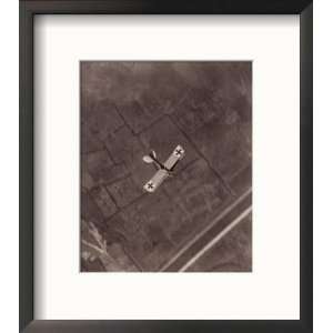  German Aviatik Plane Photographed in Mid Air by a Belgian 