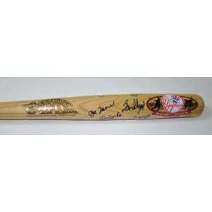 Mariano Rivera and Derek Jeter Autographed Bat   1998 Team Torre 