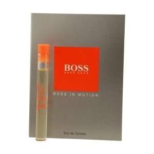  BOSS IN MOTION by Hugo Boss EDT VIAL ON CARD MINI Beauty