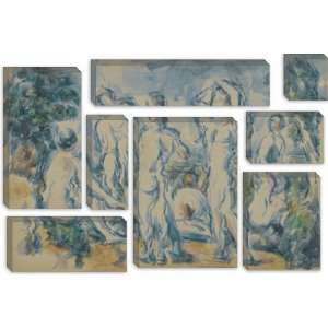 Groupe De Baigneurs 1900 by Paul Cezanne Canvas Painting Reproduction 