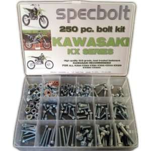 Specbolt Kawasaki KX two stroke Bolt Kit for Maintenance & Restoration 