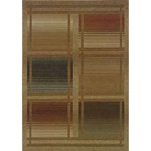  Oriental Weavers Sphinx GNS 503 Tan/Red Color Machine Made 