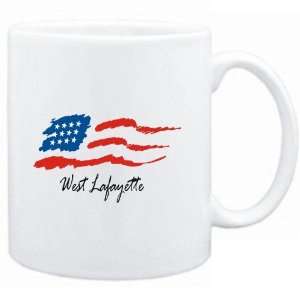  Mug White  West Lafayette   US Flag  Usa Cities Sports 