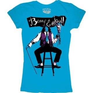  Benny and Joon Movie Poster Turquoise Juniors T Shirt Tee 