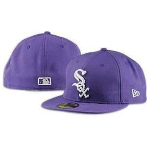  Chicago White Sox Basic Purple 59Fifty Fitted Cap: Sports 