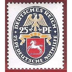   Stamp Germany Coat Of Arms Brunwick 1928 Scott B26 