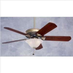  50 Crown Ceiling Fan in Antique Brass: Home Improvement