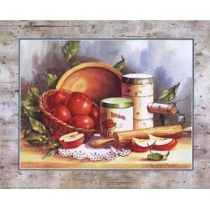  Apple Pie Recipe   Poster by Peggy Thatch Sibley (10x8 
