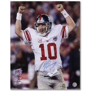 Mounted Memories New York Giants Eli Manning Super Bowl XLII Champion 