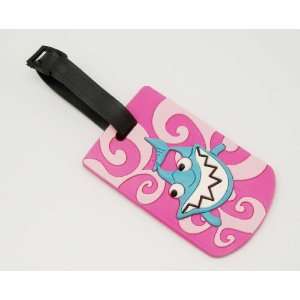  Travel Accessory Personalized Rubber Luggage Tag Pink 