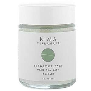 Kima Terramare Dead Sea Salt Scrub   Bergamot Sage Health 
