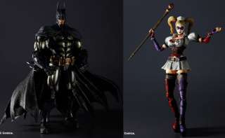 Square Enix Batman Arkham Asylum Play Arts Kai Armored Suit+Harley 