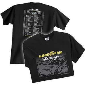  Goodyear Nascar Racing Schedule T Shirt 