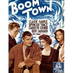 Boom Town Movie Poster (11 x 17 Inches   28cm x 44cm) (1940) French 
