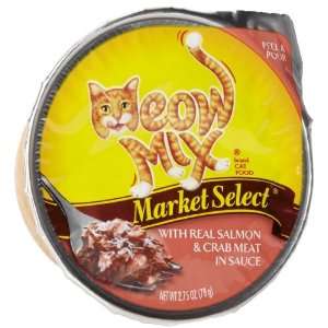  Meow Mix Market Selects   Salmon & Crab   24 x 2.75 oz 
