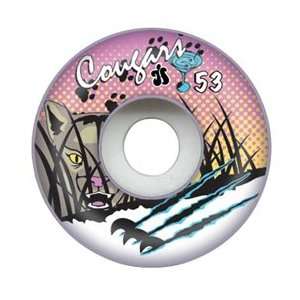Hubba Cougar 53mm Wheels:  Sports & Outdoors