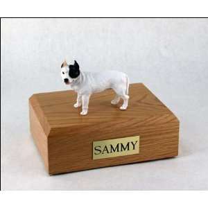  164 Pit Bull Terrier, White Dog Cremation Urn