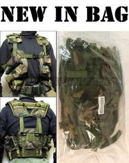 New US ARMY Tactical Load Bearing Vest (LBV) Enhanced, Woodland Camo 