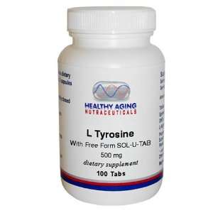   Tyrosine 500 Mg Free Form Sol U Tab 100 Tabs