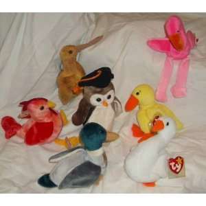  Beanie Baby Birds (set of 7) Toys & Games