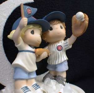 Chicago Cubs Baseball FANS Wedding Cake Topper Fun Top  
